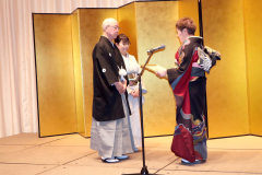 加藤流三絃会会主の加藤さん、芸歴５０周年記念し祝賀会 3