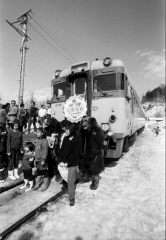 １９８７年に運行した士幌線さよなら列車