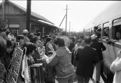 １９８７年に運行した士幌線さよなら列車