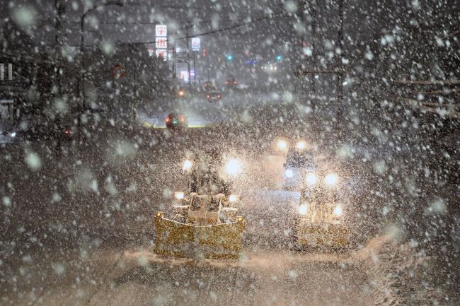 大樹32センチ 帯広30センチ 午後8時までの降雪量 | 十勝毎日新聞