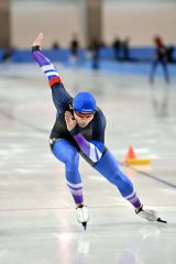 【男子５００メートル】力走して直線を抜ける大島颯己