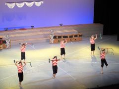 躍動感あふれる演技でピーターパンの世界表現 本田バトスタジオ発表会 7