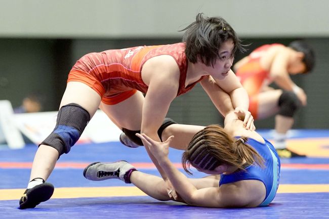野口（帯北高）5位 初出場で健闘 天皇杯全日本レスリング選手権