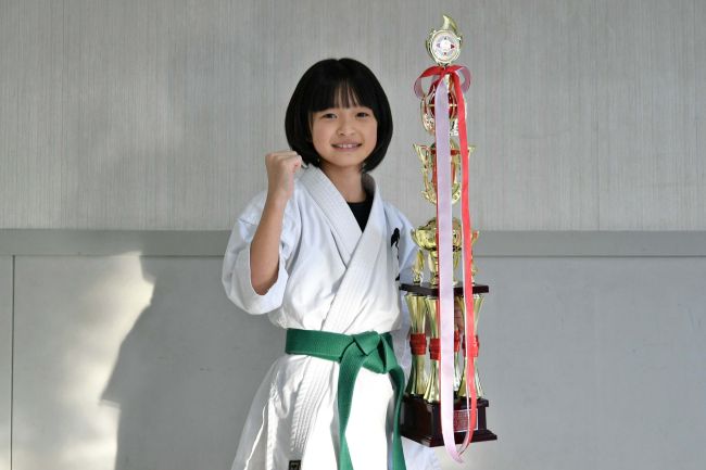山田道場の澤田（明星小4年）が初出場3位 全日本極真「型」空手道