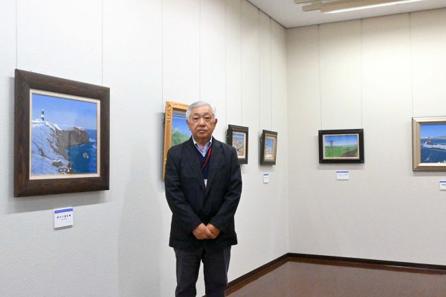 オホーツク鮮やかに 清水町の中村さんが16日まで油彩画展 帯広市民